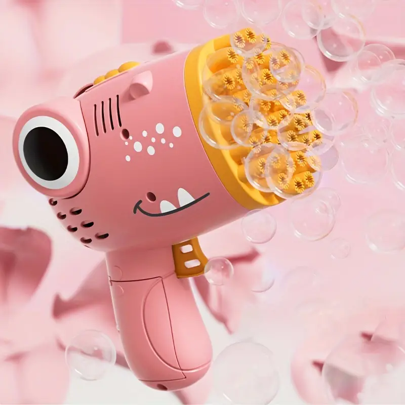 Dino Bellenblaaspistool – 40 Gaten Voor Honderden Bubbels | Speelplezier Voor Kinderen More For Mini