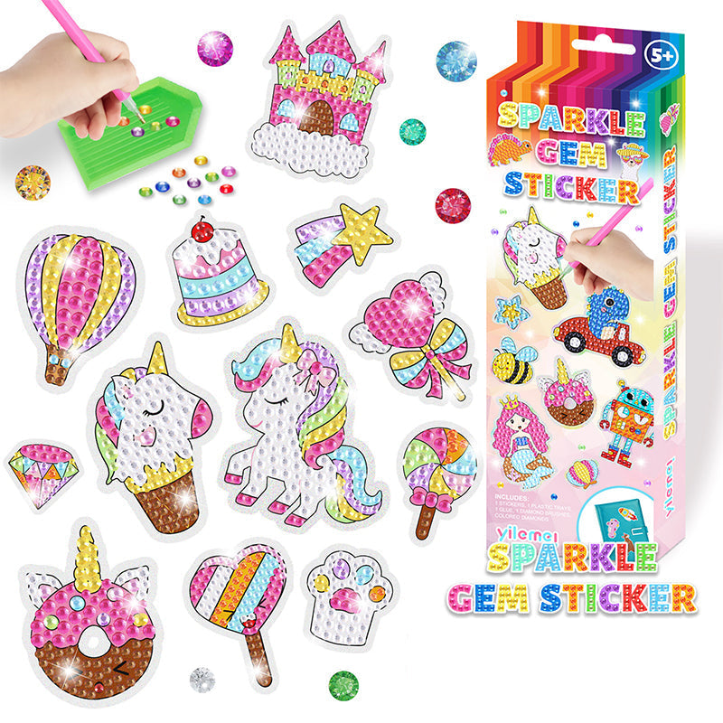 Diamantmålning för Barn – Kreativt DIY Pysselset från 5 År | SparklePix More For Mini