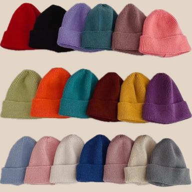 Barnmössa – Blå/Rosa/Lila/Röd/Svart/Grön/Grå/Orange/Beige/Gul, Bomull, Storlek 1–4 år More For Mini