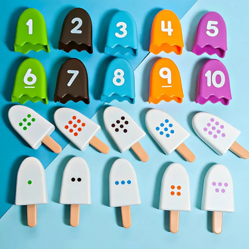 Educatief Speelgoed IJsjes Tellen – Leren Rekenen & Cijfers voor Peuters (3-5 jaar) More For Mini