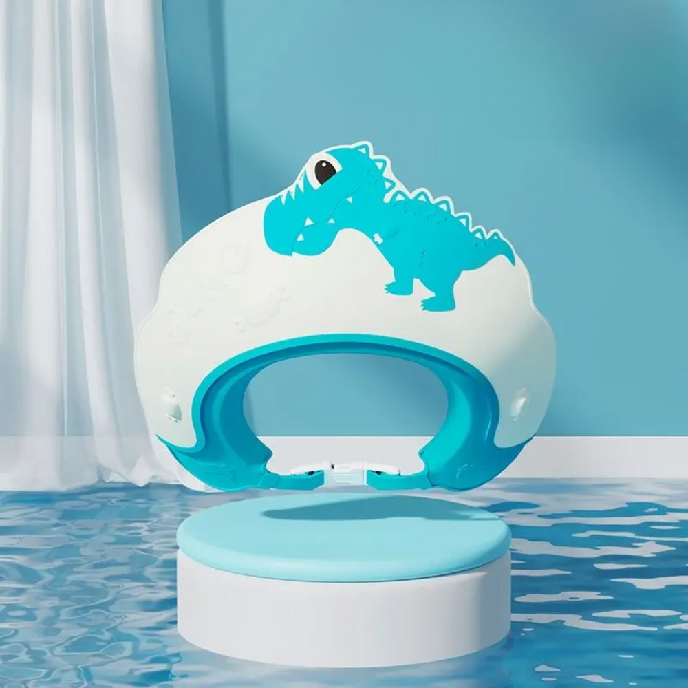 DinoSplash Baby Badmuts – Bescherming tegen Shampoo en Water voor Baby's en Peuters More For Mini