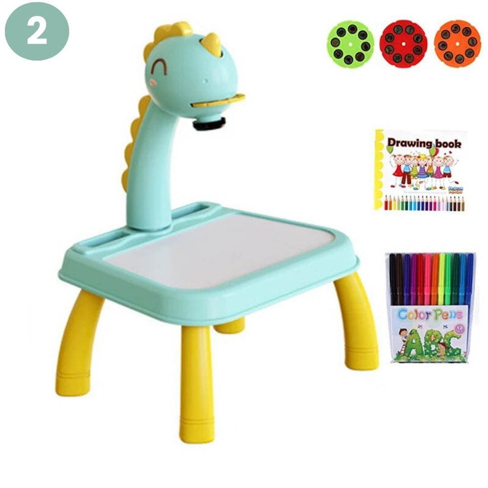 ArtLight Projectietekentafel voor Kinderen - Creatief Teken Speelgoed voor 3+ Jaar met Projector en Schilderstiften More For Mini