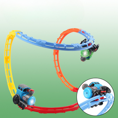 Flexibele Treinbaan voor Kinderen – Bouw Zelf, Met Licht & Geluid | LumoRail Treinset More For Mini
