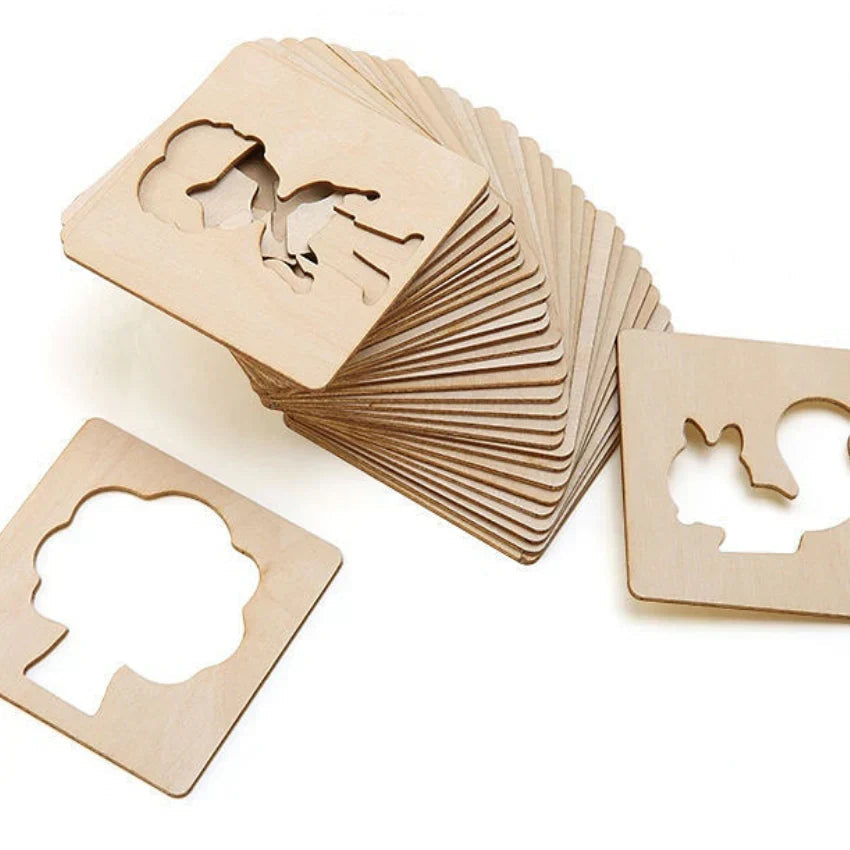 Tekenplezier voor Kinderen – 20x Sjablonen Set | Creatief & Educatief Speelgoed More For Mini