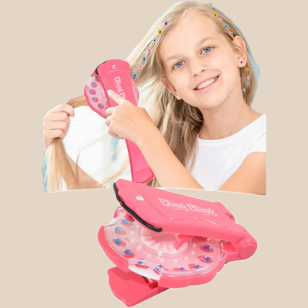 Hårstylingsverktyg – Bling Bling Flickor, Rosa, Säker för alla hårtyper, Från 4 år More For Mini