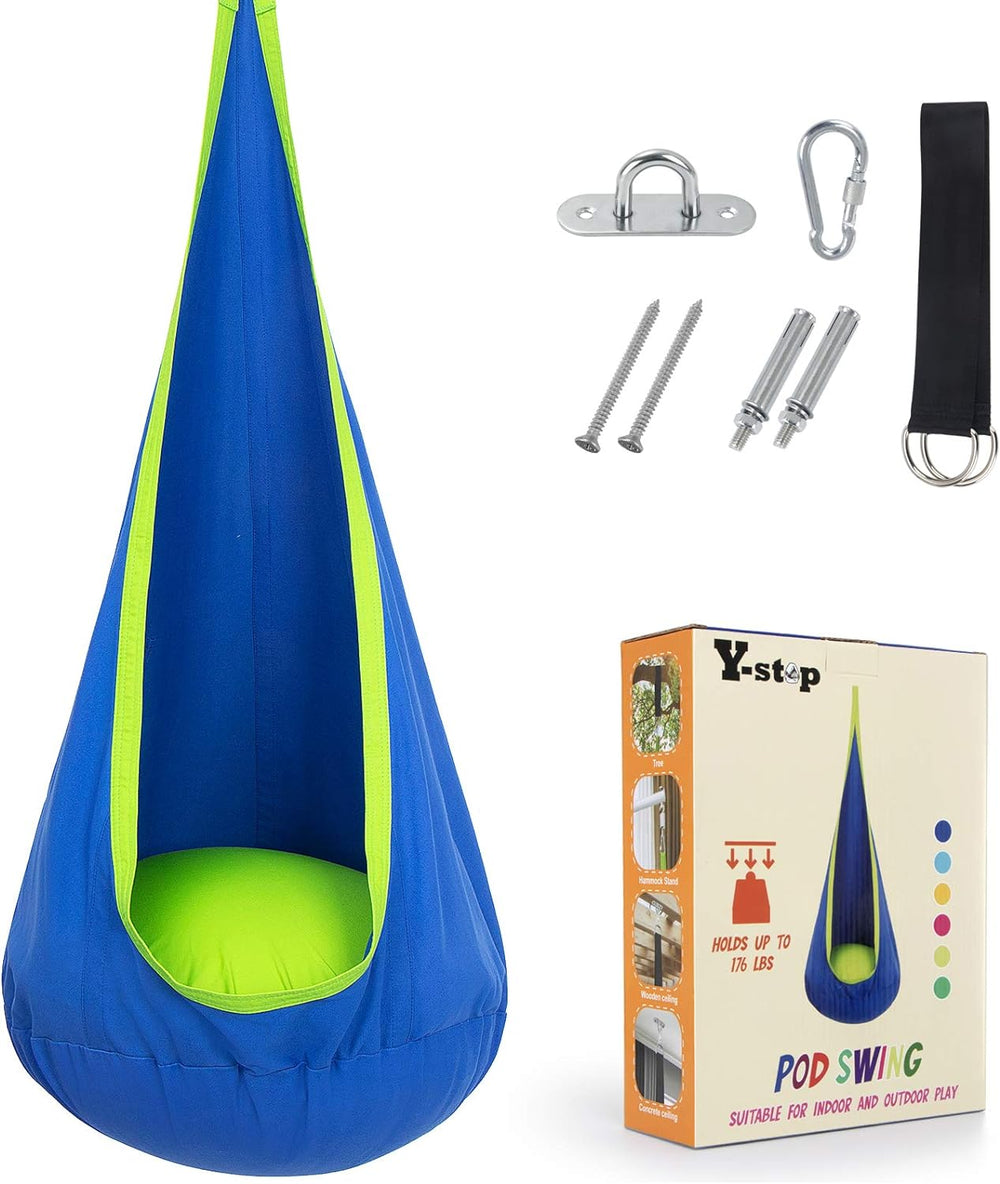 Hängstol för Barn för Inomhus & Utomhus – Bekväm Gungstol med Dyna | CocoonNest från HushPlay More For Mini