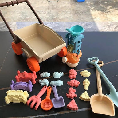 Strandvagn Leksaksset för Småbarn – Bygg, Lek och Upptäck | SunJoy More For Mini