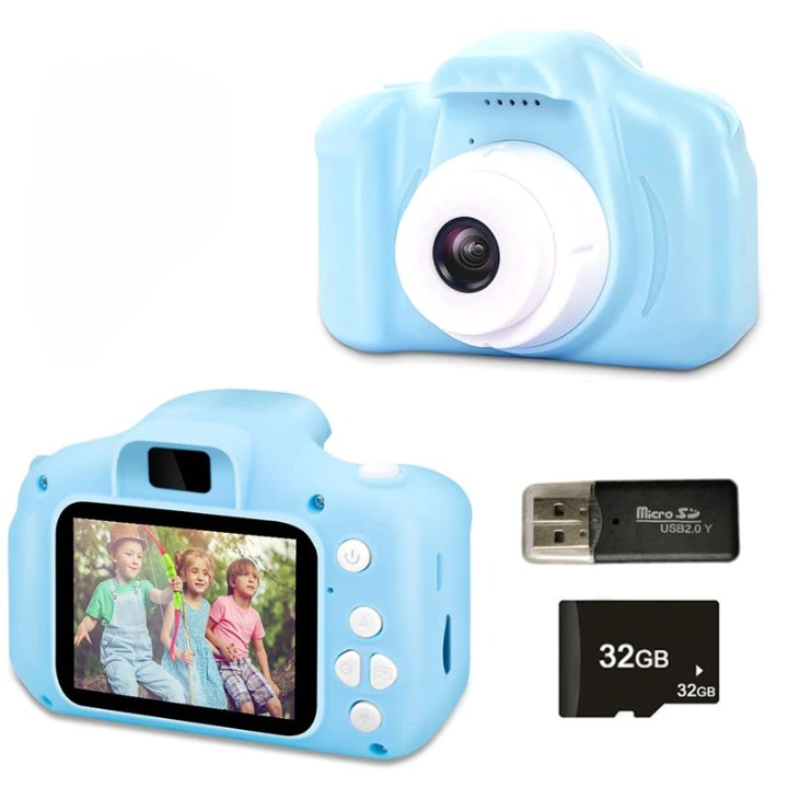 SnapJoy™ Barnkamera – Robust, Stöttålig & 1080P HD-foton för Barn från 3 År More For Mini