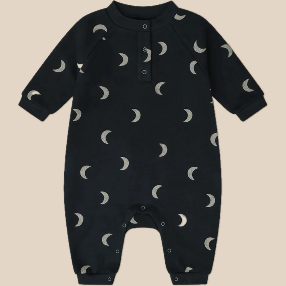 Byxdress/overall med manar – MoonDreamer Baby, unisex, svart, bomull, storlek 0–2 år More For Mini