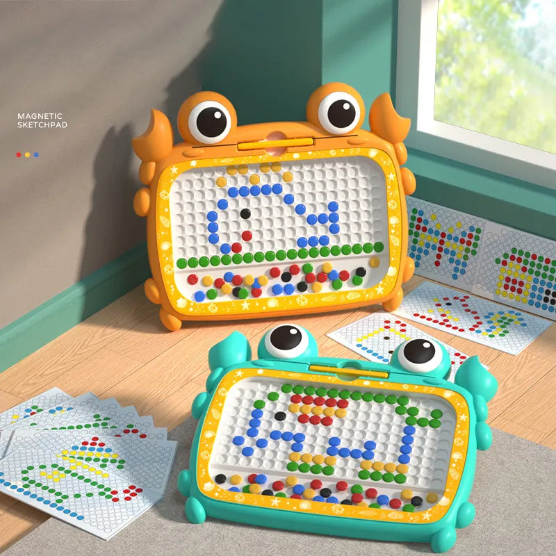 EduPlay Crabby Magneto Magneettablet – Rommelvrij Creatief Spelen & Leren voor Kinderen More For Mini