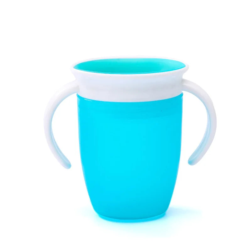Spillfri babydrickmugg 360° – Självständig dryck utan spill | Säker & BPA-fri More For Mini
