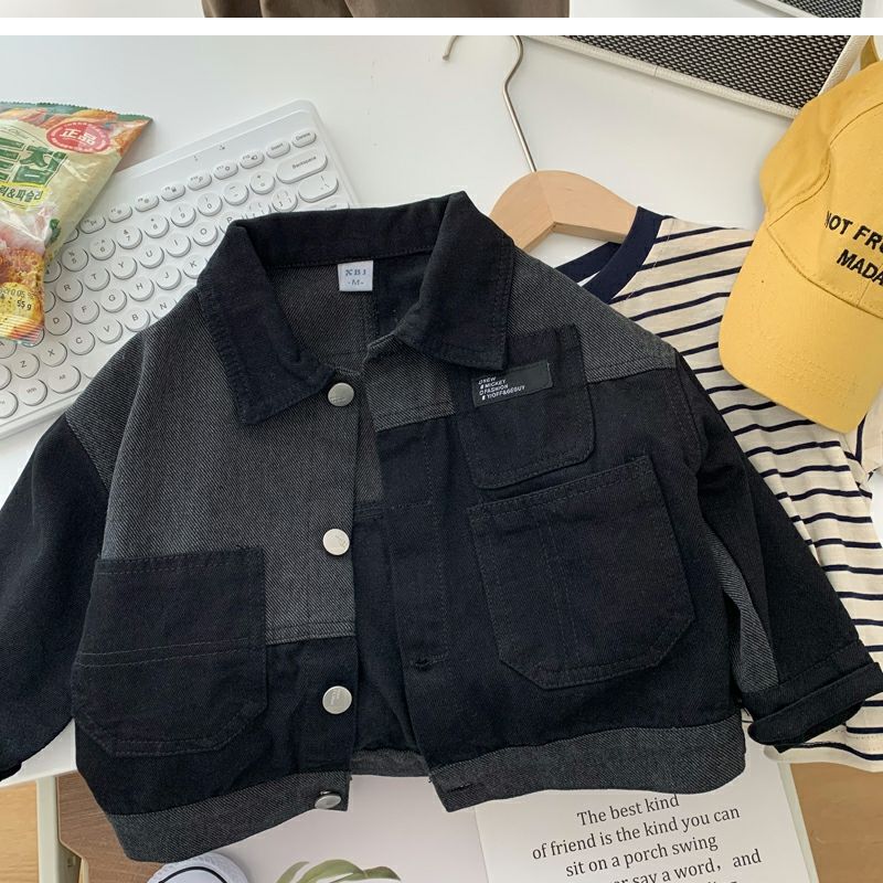 Spijkerjas - Antana Unisex, Blauw, Katoen, Denim, Maat 1-8 jaar-More For Mini