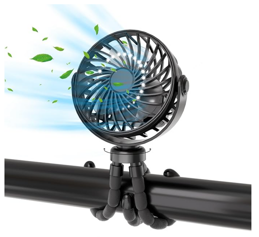 Kinderwagen Ventilator Zonder Bladen – Draagbaar, Oplaadbaar & Veilig voor Baby's | LittleChill CoolBreeze More For Mini