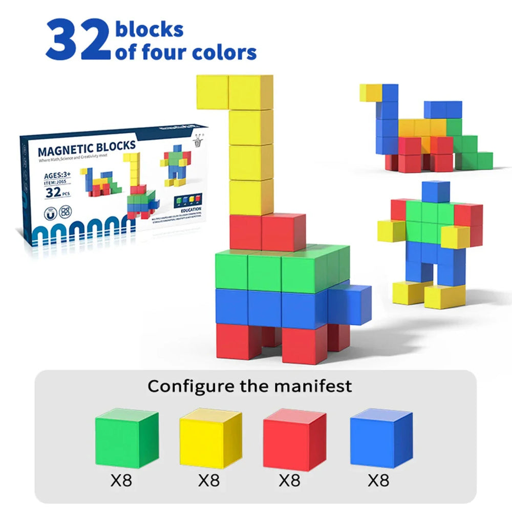 Magnetische Bouwblokken voor Kinderen – Educatief Speelgoed vanaf 3 Jaar More For Mini