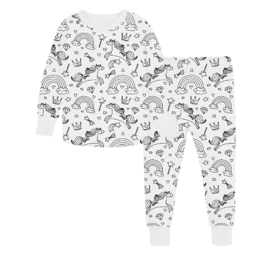 Kreativt Pyjamasfärgningsset för Barn – Designa och Personalisera din Egen Nattdräktsoutfit! More For Mini