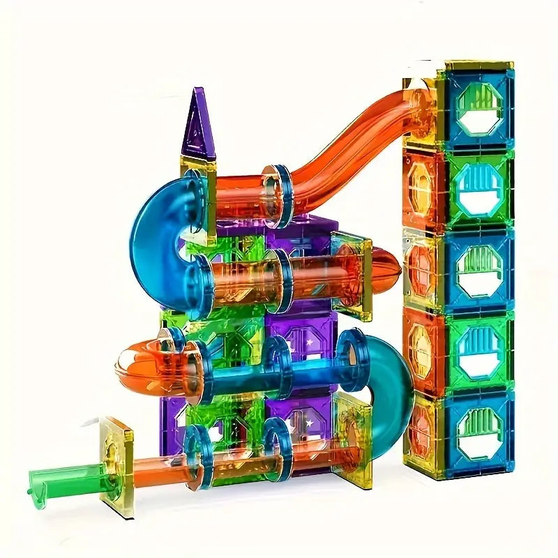 Magnetisch Bouwspeelgoed met LED – 69-delige STEM Bouwset voor Kinderen | BrightTracks van NextPlay More For Mini