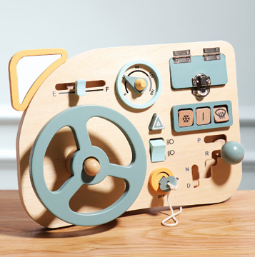 Houten Montessori Stuurwiel voor Kinderen – Educatief Speelgoed vanaf 3 Jaar | MiniWheel More For Mini