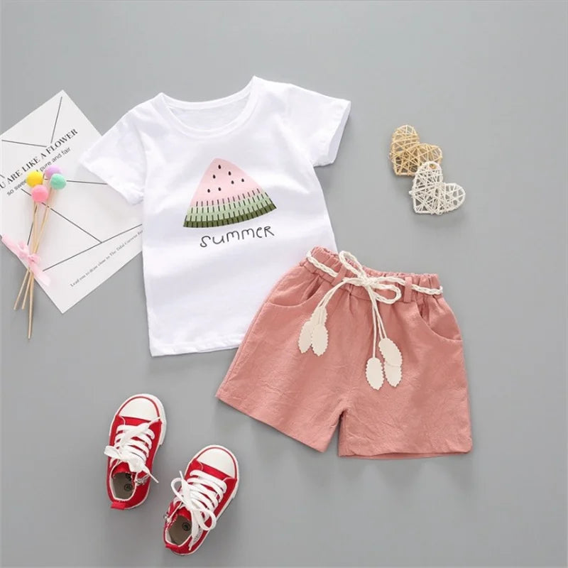 Sommaroutfit för Flickor – Bekväm Bomull | Luna & Fleur Kläder Storlek 1–4 år More For Mini
