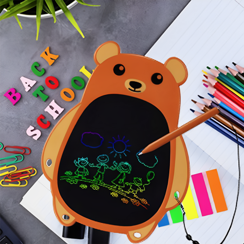 Herbruikbaar LCD Tekenbord voor Kinderen – Dierenvorm | GlowCritter Tekenpad More For Mini
