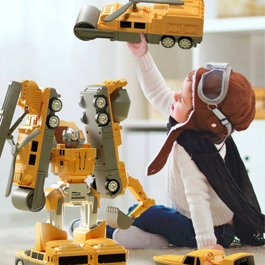 Magnetiska Byggleksaker Bilar & Robotar – 26-delars Set för Barn från 2 År More For Mini