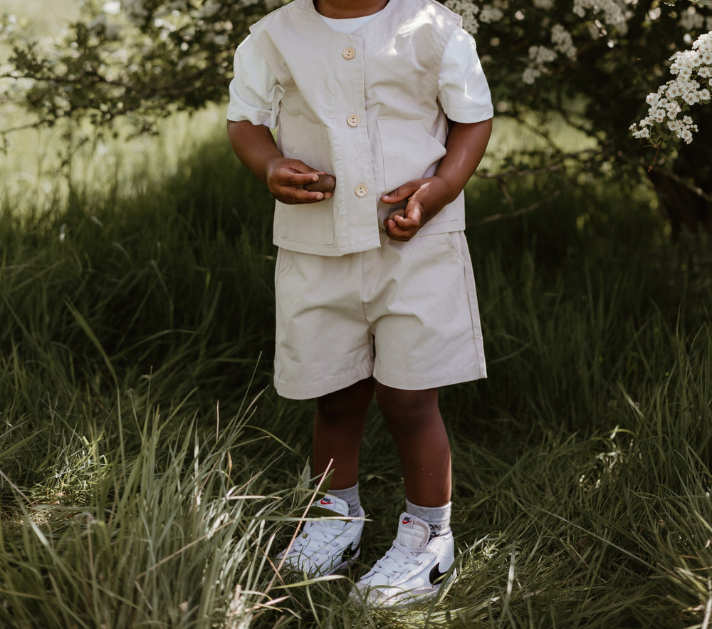 Ärmlöst Baby Denim Set – Sommar Koordinerat Set för Småbarn (0–4 år) | Mjukt & Andningsbart Bomull More For Mini