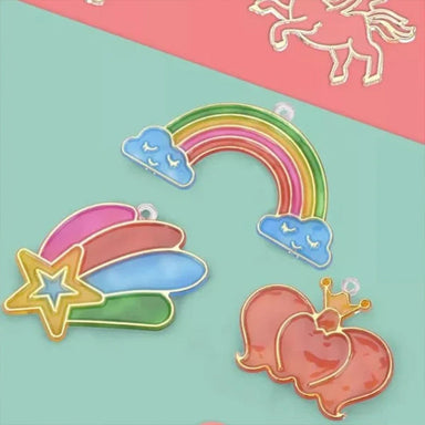 Kristallen Knutselset voor Kinderen – Maak Jouw Eigen Glinsterende Hangers +3 Jaar More For Mini
