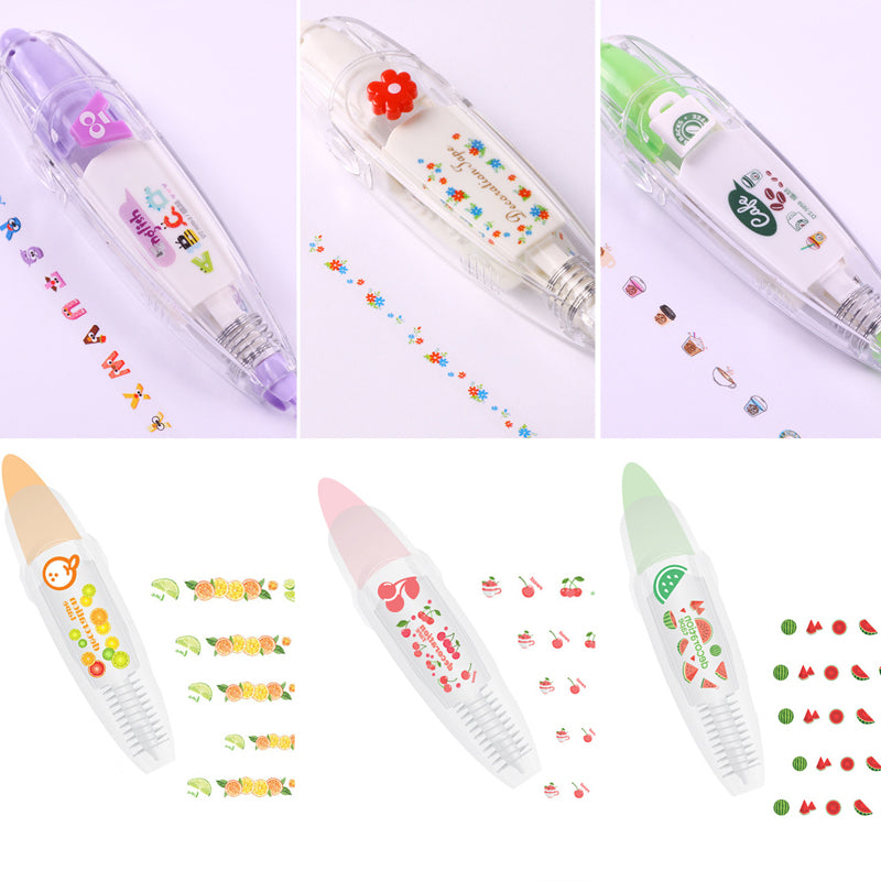 Dekorativ Penna med Serietidningstejp – Perfekt för Bullet Journals, Planerare & Pyssel More For Mini