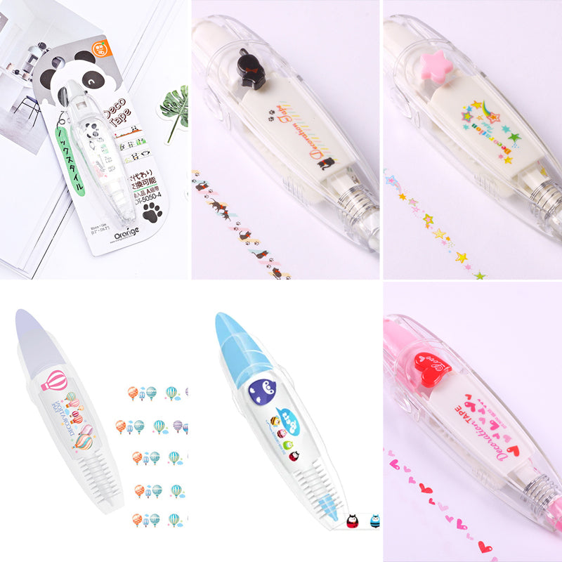 Dekorativ Penna med Serietidningstejp – Perfekt för Bullet Journals, Planerare & Pyssel More For Mini