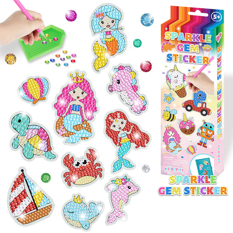 Diamantmålning för Barn – Kreativt DIY Pysselset från 5 År | SparklePix More For Mini