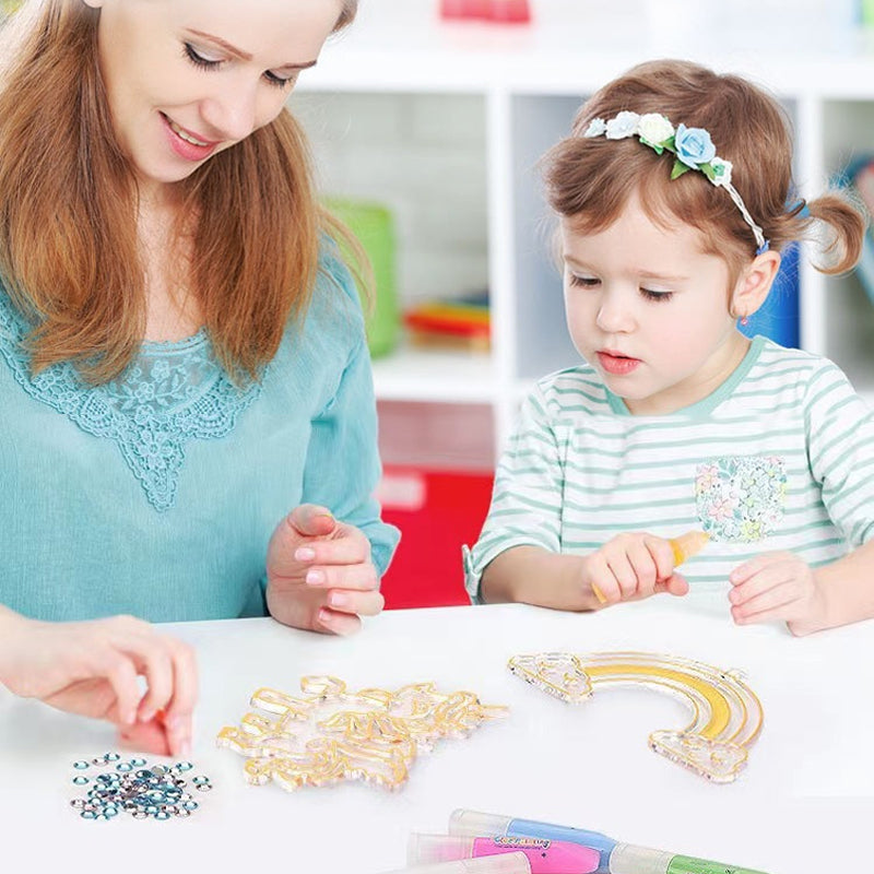 Kristallen Knutselset voor Kinderen – Maak Jouw Eigen Glinsterende Hangers +3 Jaar More For Mini