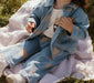 Barnjeansjacka med citronmönster – Blå denimjacka 0–8 år | Bekväm & Unisex More For Mini