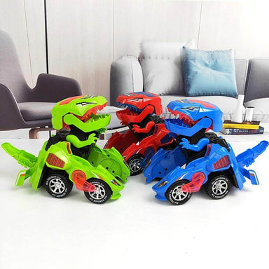 Transformerande Dino-Bil med Ljus & Ljud – Spektakulär Leksak för Barn More For Mini
