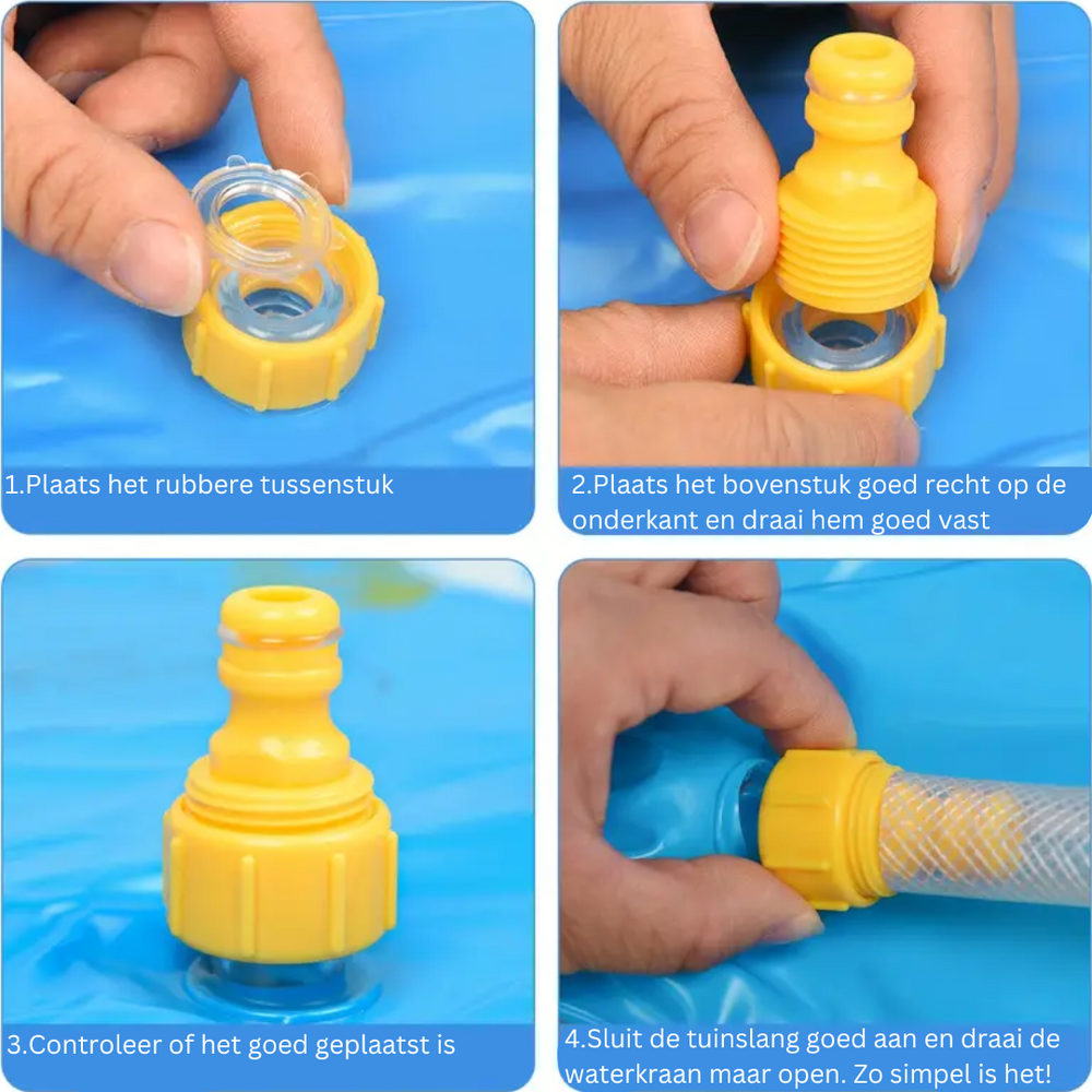 Fontän Vattensplashmatta för Barn – Utomhusleksak med Vattenstrålar – Perfekt för Sommar & Trädgårdsnöje More For Mini