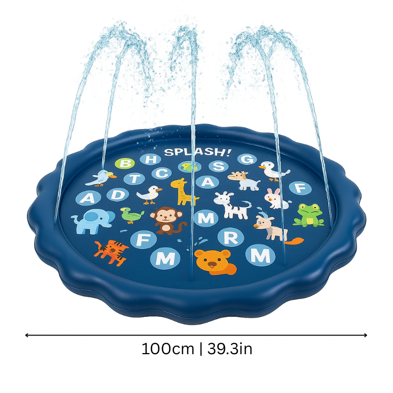 SplashFun Vattenmatta – Säker & Hållbar Vattenlek för Barn | Snabb Anslutning More For Mini