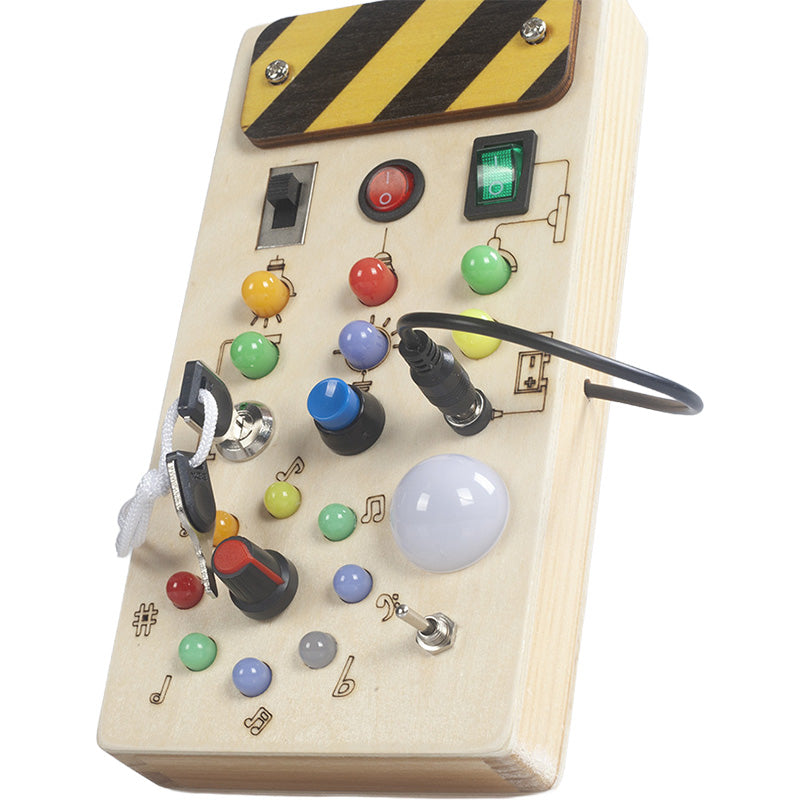 Interactief Houten Speelpaneel voor Peuters – Educatief & Veilig Ontdekken More For Mini