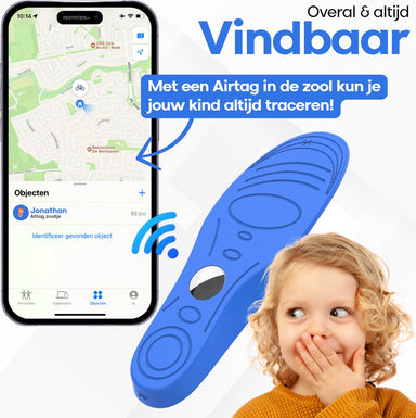 Barnspårning med AirTag? Osynlig Innersula för Säker Spårning | TraceStep More For Mini