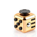 Fidget cube med 6 taktila sidor – tysta klickknappar, stålkula, fickformat | fidgetkub