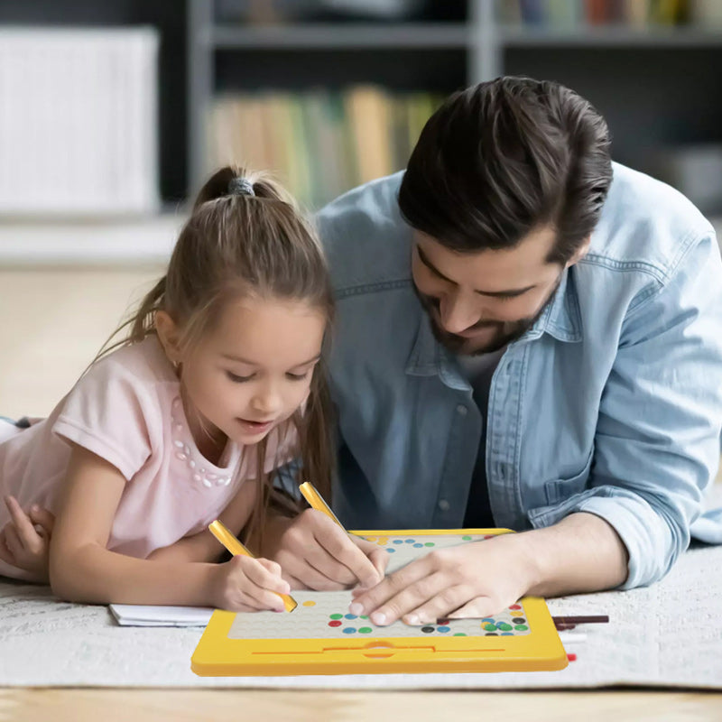 CreativBoard Magnetisk Ritbräda för Barn – Pedagogisk Leksak för Kreativitet och Färdigheter, 4–6 år More For Mini
