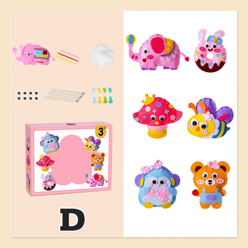 Creatieve Naaikit voor Kinderen – Complete Dieren Knutselset met Garen & Naalden (5+ jaar) More For Mini