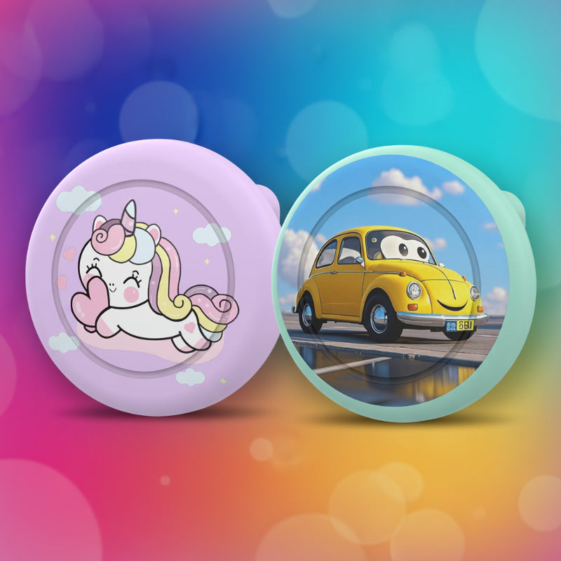 Dolt AirTag Fodral för Barn – Diskret Broschdesign More For Mini
