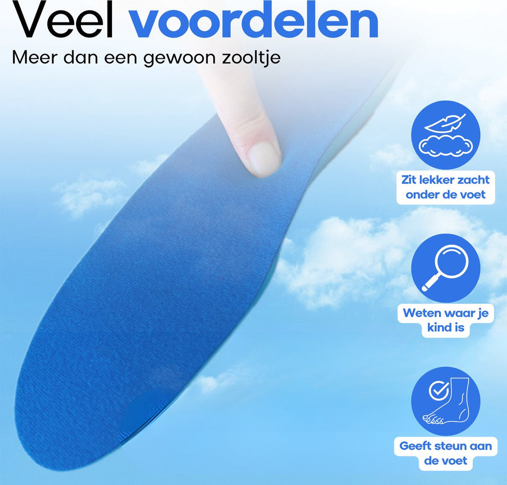 Kind Volgen met AirTag? Onzichtbare Inlegzool voor Veilige Tracking | TraceStep More For Mini