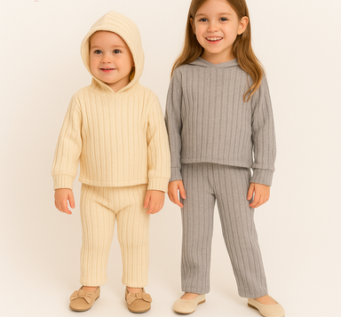 ComfortFit Träningsset Flickor – Mjukt, Stretchigt & Stilrent för Aktiva Barn 2–4 år More For Mini