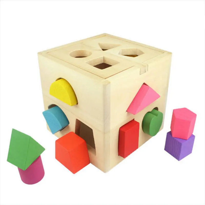ShapeMaster™ Houten Vormenspel voor Peuters – Bevorder Kleur- en Vormherkenning | Educatief Speelgoed More For Mini