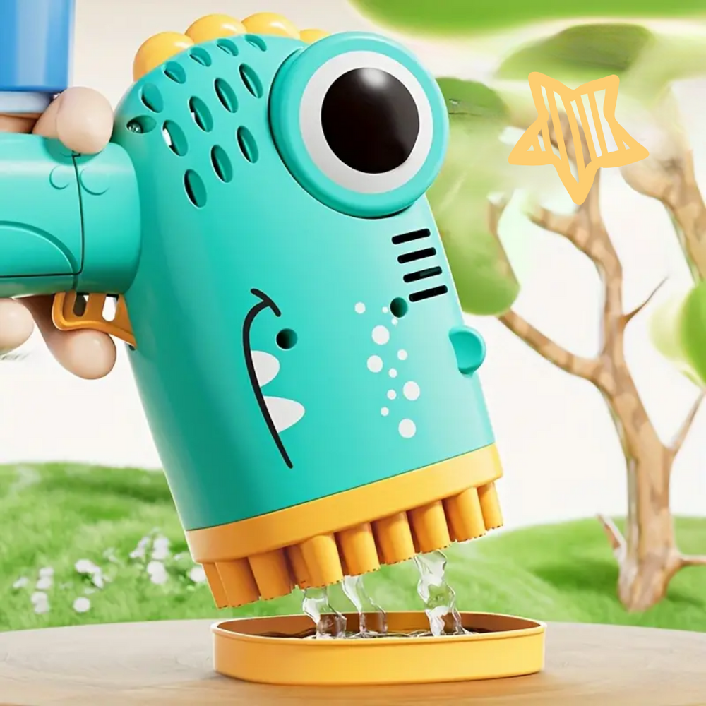 Dino Bellenblaaspistool – 40 Gaten Voor Honderden Bubbels | Speelplezier Voor Kinderen More For Mini