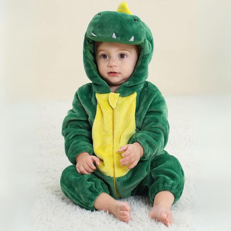 KleinWild Baby Peuter Kind Jumpsuit Dierenthema – Zacht, Veilig & Perfect Cadeau More For Mini