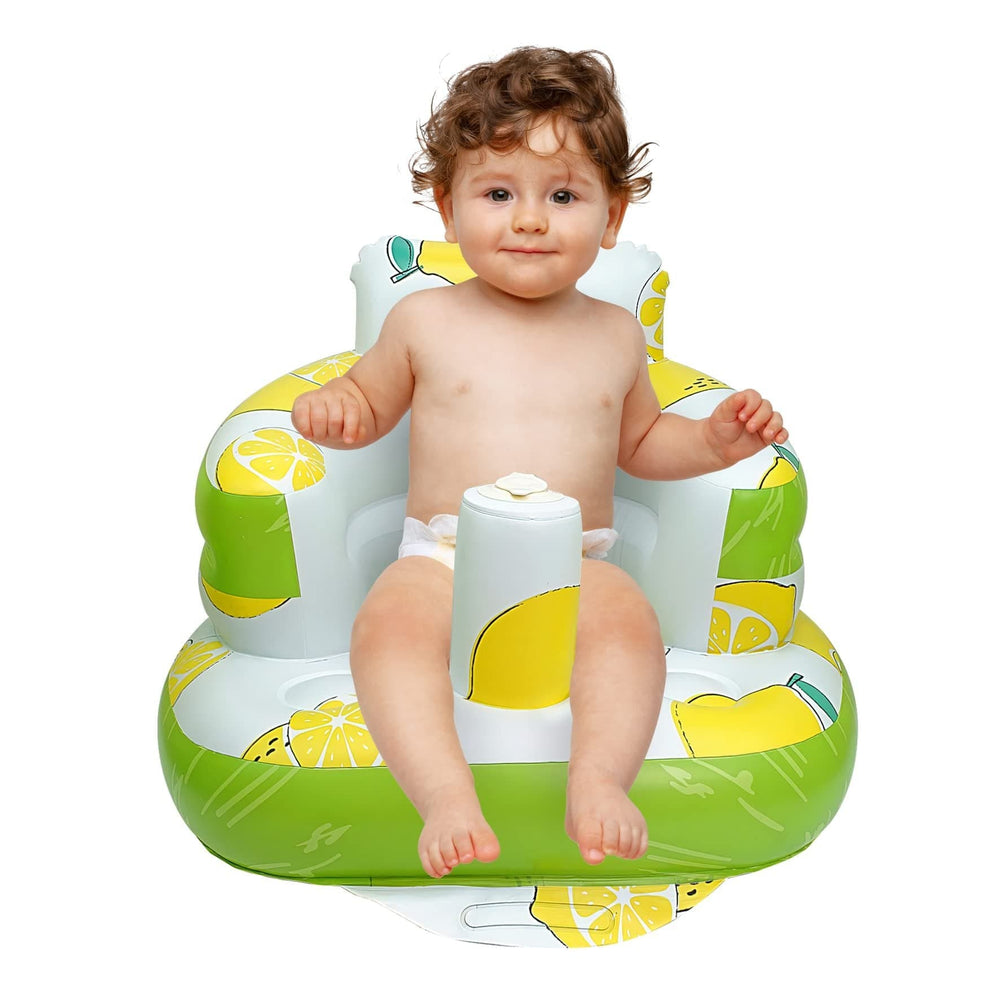 Bekväm uppblåsbar babystol / småbarnsstol – Perfekt för lek och matning, 0–3 år More For Mini