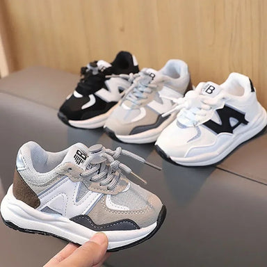 Barnsneakers med Snörning – Storlek 21–28 | Andningsbara & Lättviktiga för Pojkar och Flickor More For Mini