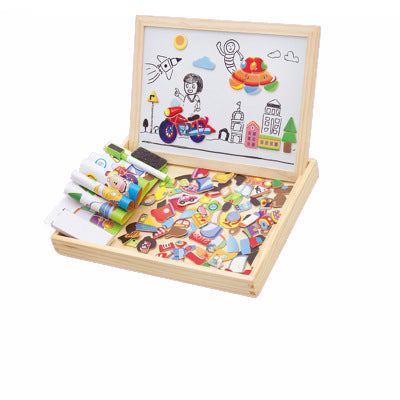 Magnetiskt Ritbräde för Barn – Kreativt Spelbräde med Former More For Mini