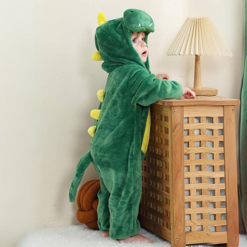 KleinWild Baby Peuter Kind Jumpsuit Dierenthema – Zacht, Veilig & Perfect Cadeau More For Mini