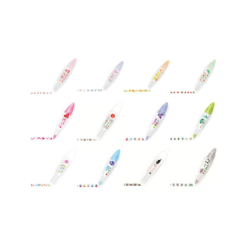 Decoratieve Pen met Cartoon Tape – Perfect voor Bullet Journals, Planners & Knutselen More For Mini